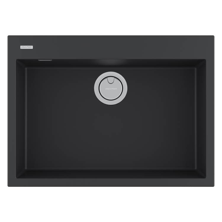 Мойка кухонная Paulmark Decoration 69 PM936950-AN Антрацит, 69x50