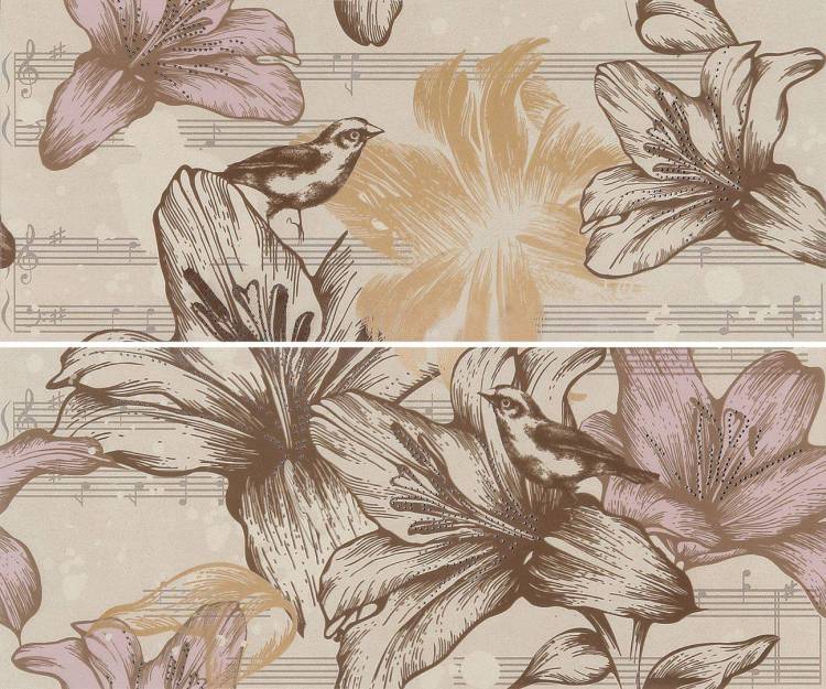 Панно Gracia Ceramica Allegro 10301001933 Beige 60x50