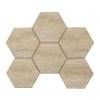 Мозаика Ametis by Estima Selection 39021 Mosaic/SI01_NS/25x28,5x10/Hexagon Oak 25x28.5