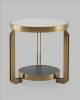Стол журнальный Stool Group Калисто EET-316-BRCG white/black светлая и темная керамика 55x55x55 фото 2