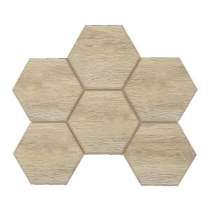 Мозаика Ametis by Estima Selection 39021 Mosaic/SI01_NS/25x28,5x10/Hexagon Oak 25x28.5