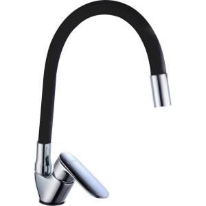 Смеситель для кухни BOOU B8274-10F-E307A черный, хром