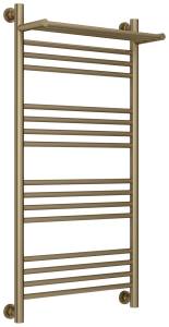 Полотенцесушитель водяной Сунержа Богема+ 32-0223-1050 с 1 полкой, Золотой шёлк, 100x50