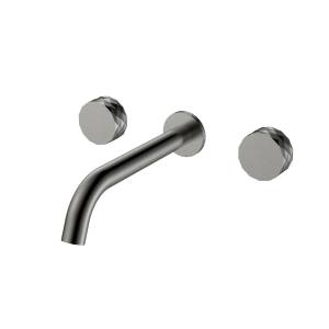 Смеситель для раковины Boheme Stick 152-2-GM.1 Gun Metal Diamond