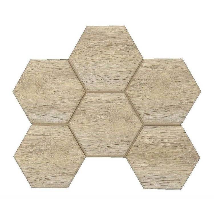 Мозаика Ametis by Estima Selection 39021 Mosaic/SI01_NS/25x28,5x10/Hexagon Oak 25x28.5