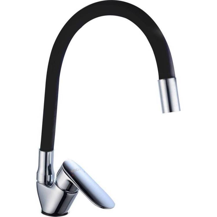 Смеситель для кухни BOOU B8274-10F-E307A черный, хром