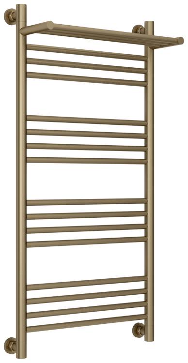 Полотенцесушитель водяной Сунержа Богема+ 32-0223-1050 с 1 полкой, Золотой шёлк, 100x50