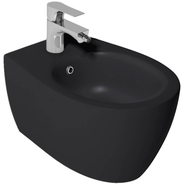 Биде подвесное Isvea Sentimenti Neo 10AR41010SV-2N черное матовое