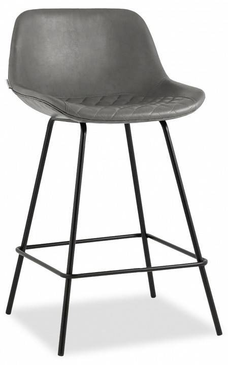 Стул полубарный Stool Group Деймон AV 463-Pg-08(PP) экокожа серый
