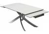 Стол Woodville Estebio 593890 kl-99 итальянская керамика белый мрамор матовый/серый металлик 160(240)x90x76 фото 7