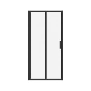 Душевая дверь в нишу Bravat Blackline 100x200 складная