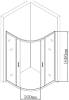 Душевой уголок Aquanet SE-900Q-Short 90х90х160 фото 5