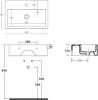Раковина Galassia Plus Design 6032M 60x40 фото 2