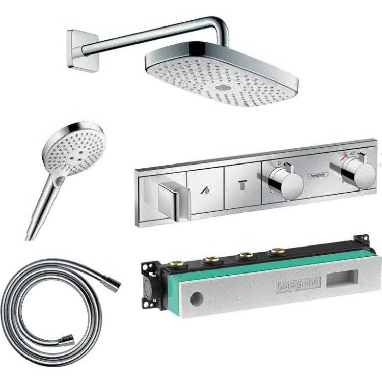 Душевой комплект Hansgrohe Raindance Select E 300 2738540 + 26530400 + 28272000 + 15355000 + 15310180