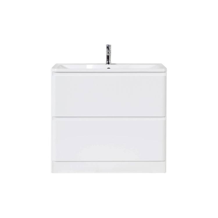 Тумба с раковиной BelBagno Albano 80 напольная, bianco lucido