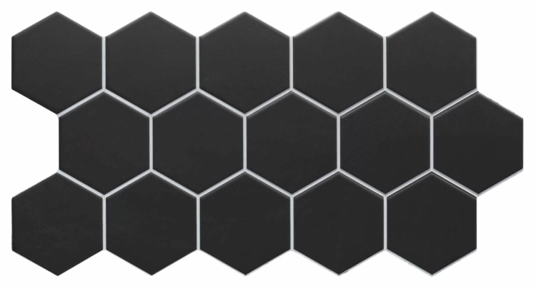 Керамогранит Realonda Ceramica Hex RLD000017 Black 51x26.5