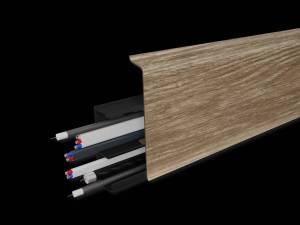 Плинтус Bonkeel Барк 8531 Дуб Кабардинский 2200x85x20