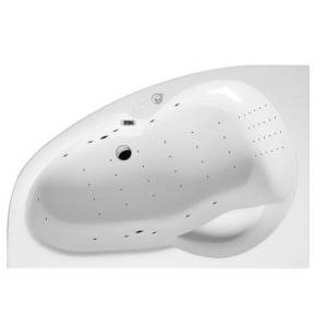 Акриловая ванна Excellent Newa NANO WAEX.NEL16.NANO.CR 160x95 левая, хром