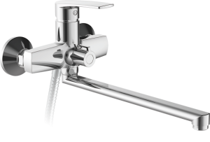 Смеситель универсальный Avrora Gamma AV5430 с поворотным изливом, хром