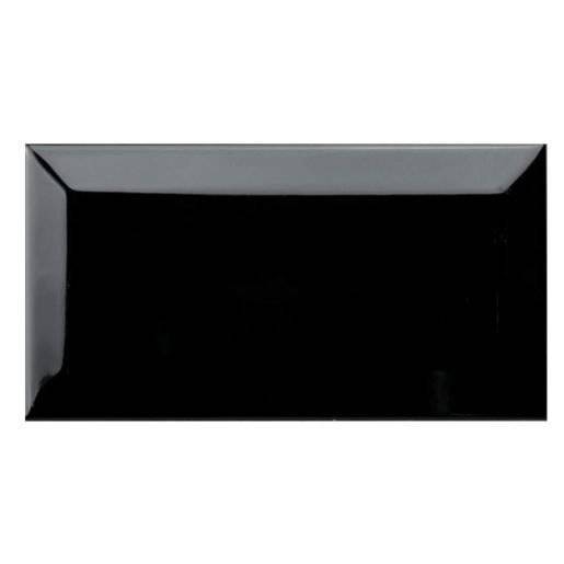 Керамическая плитка Adex Neri ADNE2042 Biselado Pb Negro 7.5x15