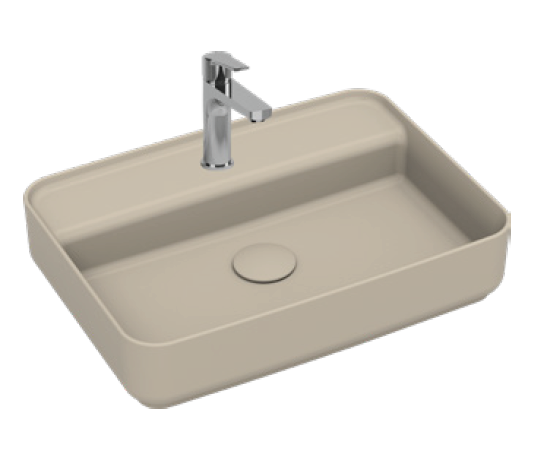Раковина Isvea Infinity 55 10NF66055SV-2K слоновая кость матовый, 55x40