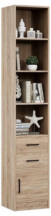 Стеллаж комбинированный МФ Мастер Либерти-42-128 Либерти-42-ДС-128 дуб сонома