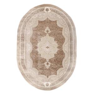Ковер Kaplancer Faber 8195A 33 BEIGE/BEIGE Овал 1.6x2.3