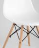 Набор из 4 стульев Stool Group Eames Style DSW Y801-V SEAT white x4 белый фото 10