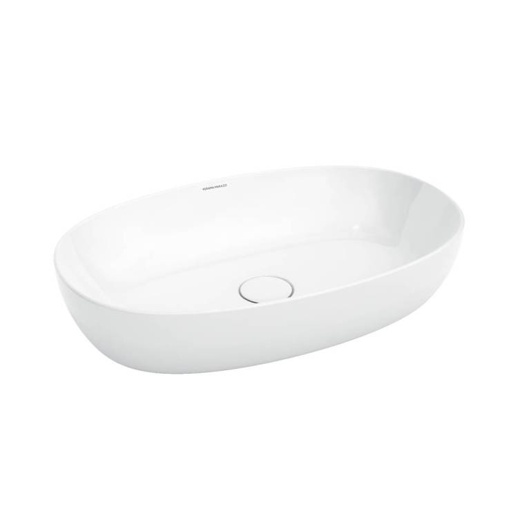 Раковина Kerama Marazzi Plaza PLR.wb.60 накладная 60, белая глянцевая