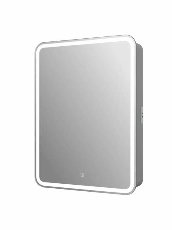 Зеркало-шкаф Taliente Cbled TA-CBled-EL5580L с LED-подсветкой и розеткой, 55x15x80 см