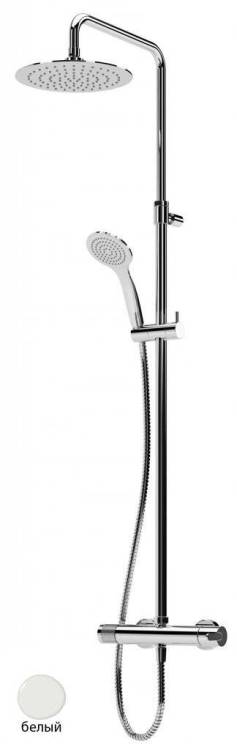 Душевая стойка Cezares Leaf LEAF-CDA-25-L-BIO белый