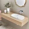 Раковина встраиваемая Sanitana Be You S10061850400000 без отверстия под смеситель, 50см, белая фото 3