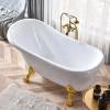 Акриловая ванна Cerutti Spa Classic CT9667 белая, 157x77 фото 2