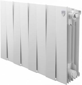 Радиатор биметаллический Royal Thermo Piano Forte 300 bianco traffico, 8 секций