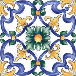 Декор Ragno Amuri RC8J Decoro Maiolica Tappeto 3 Glossy RT 20х20