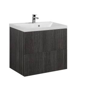 Тумба под раковину Art&Max Verona-Push AM-Verona-Push-600-2C-SO-KD Черный, 59.6x45x55