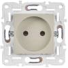 Розетка 1-местная с защитными шторками IEK Skandy SK-R13-10-K10 бежевый фото 4