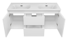 Тумба с раковиной Brevita Вайн УТ000026925 белая, 120 см фото 3
