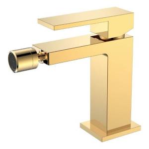 Смеситель для биде Boheme Qubic 476-G Shinny Gold