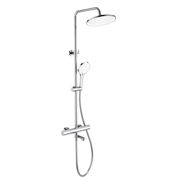 Душевая стойка Wonzon & Woghand WW-B3069-CR хром, с термостатом