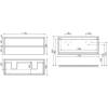 Мебель для ванной Sancos Libra LB120-2W фото 4