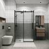 Душевой уголок Grossman Classic 120.K33.04.1590.21.00 профиль черный матовый, стекло прозрачное, 150x90x195 фото 3