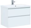 Тумба с раковиной Aquanet Гласс 90