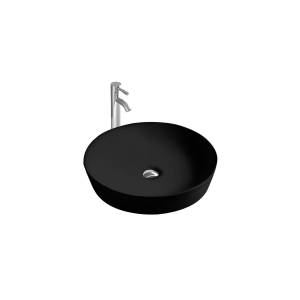 Раковина Aquatek Европа AQ5558-MB накладная, 42 см, черная матовая