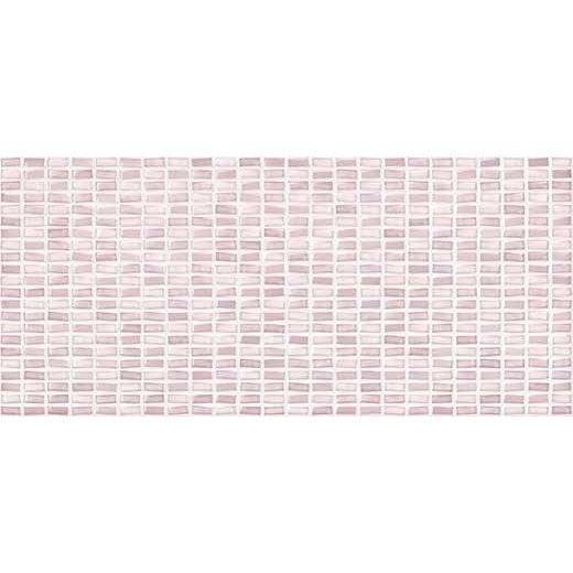 Керамическая плитка Cersanit Pudra PDG073D Облицовочная Мозаика Рельеф Розовый 20x44