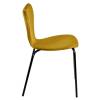 Набор из 2 стульев Bradex Home Seven Style RF 0252P горчичный велюр с черными ножками фото 3