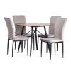 Стул Tetchair Verter (mod. BC577-DC) 21248 металл, флок, Light grey (светло-серый) HLR14/черный фото 9
