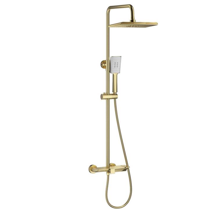 Душевая стойка Wonzon & Woghand WW-AE33110-BG золотая