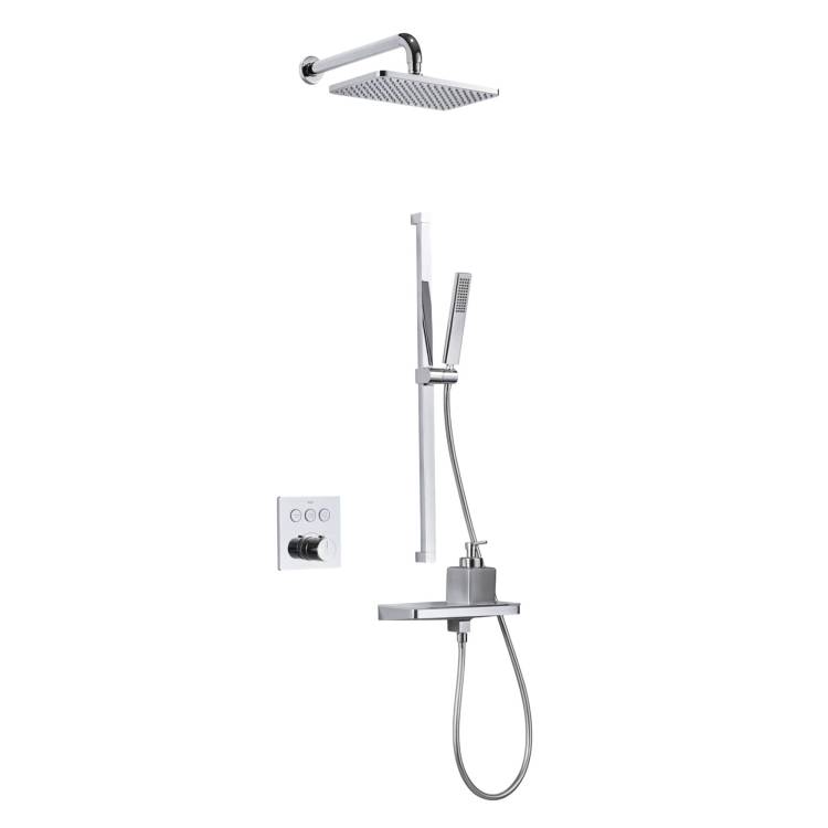 Душевой комплект Black&White 7766U U7766, хром