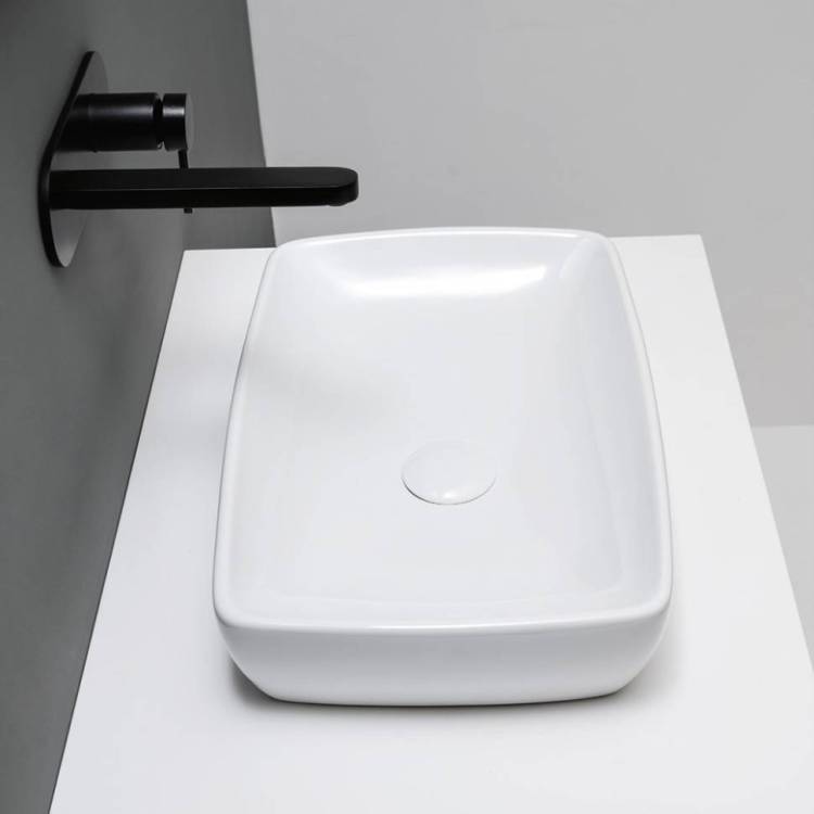 Раковина AXA H10 8108101 50 см, белая глянцевая